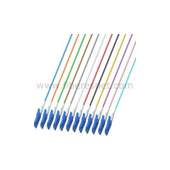 LC-UPC 12 Single Mode Renkli Pigtail