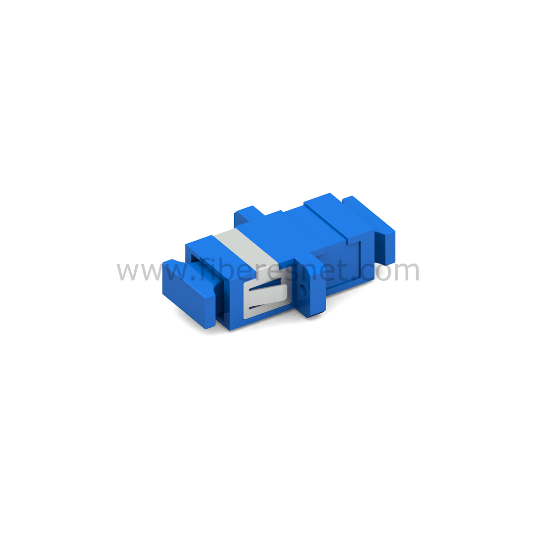 SC/UPC Simplex Mavi Adaptör (Flanşlı)
