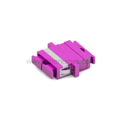 SC OM4 Duplex Pembe Adaptör (Flanşlı)