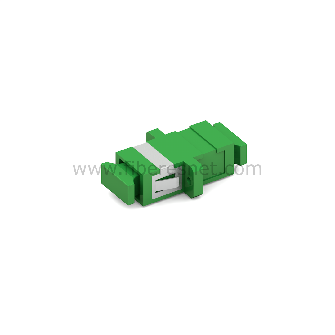 SC/APC Simplex Yeşil Adaptör (Flanşlı)