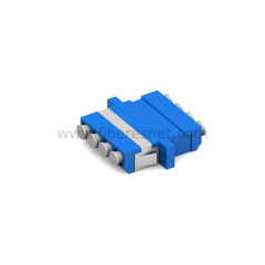 LC/UPC Quad Mavi Adaptör (Flanşlı)