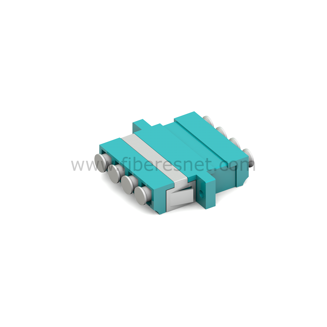 LC OM3 Quad Turkuaz Adaptör (Flanşlı)