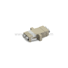 LC OM1-OM2 Duplex Bej Adaptör (Flanşlı)