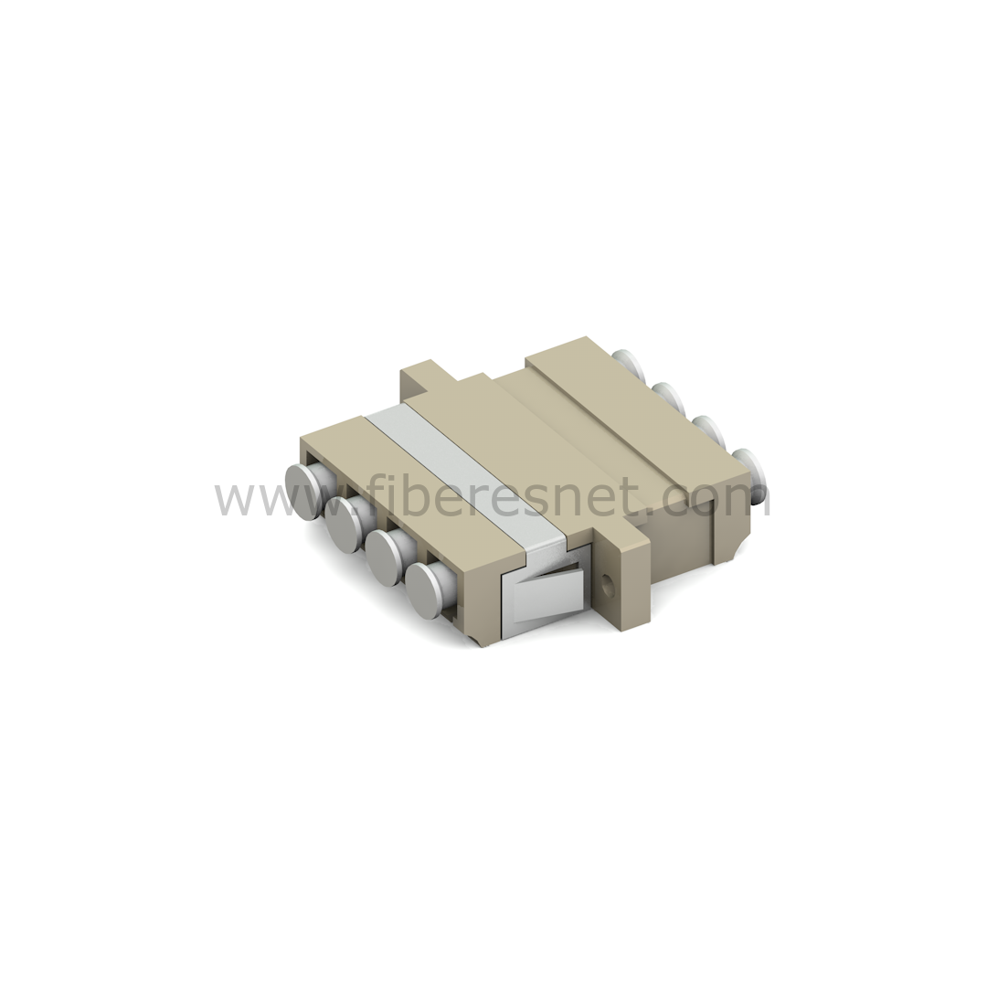 LC OM1-OM2 Quad Bej Adaptör (Flanşlı)