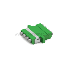 LC/APC Quad Yeşil Adaptör (Flanşlı)