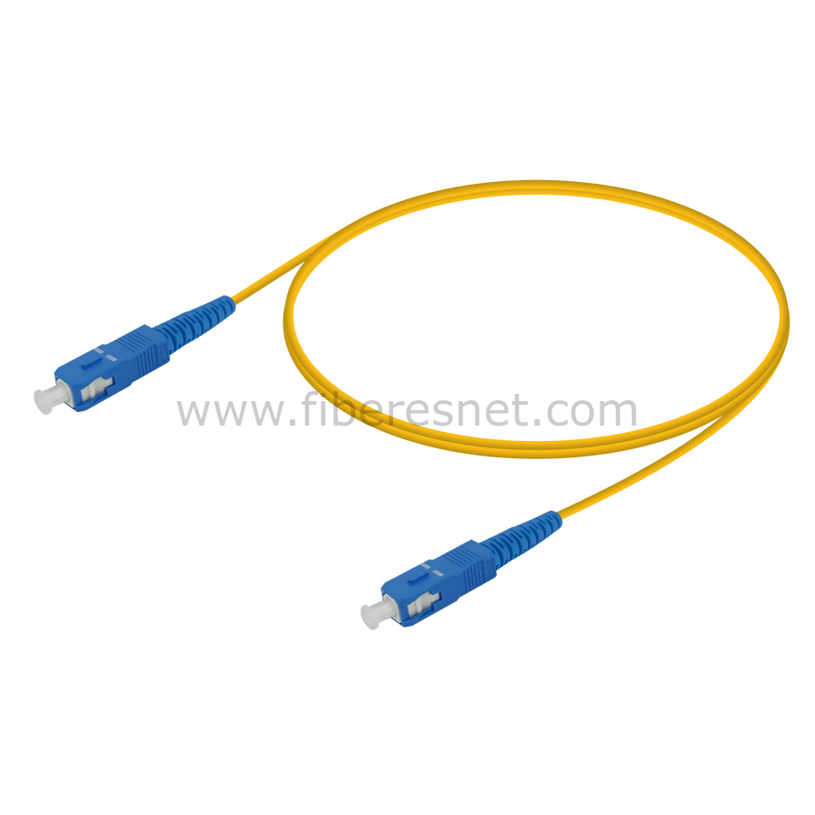 SC/UPC to SC/UPC Single Mode Simplex Fiber Optik Patch Cord