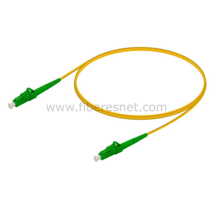 LC/APC to LC/APC Single Mode Simplex Fiber Optik Patch Cord