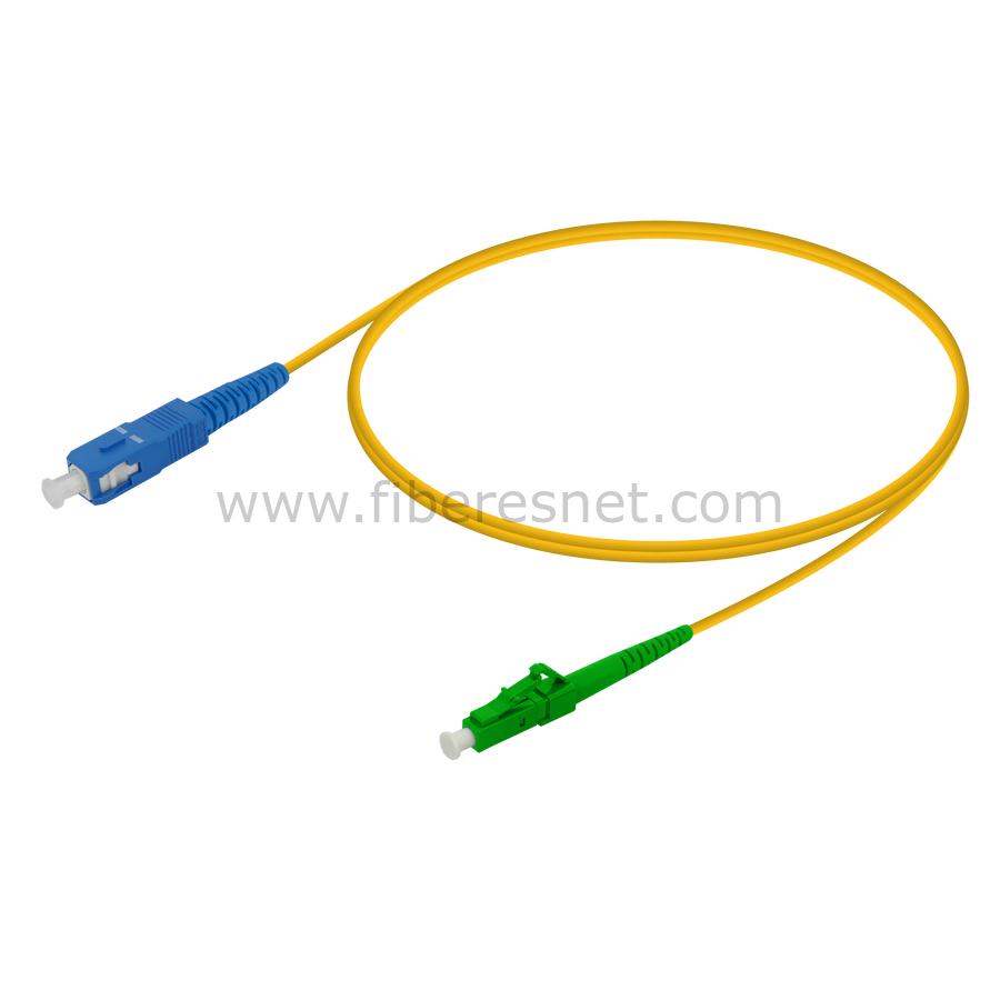 SC/UPC to LC/APC Single Mode Simplex Fiber Optik Patch Cord