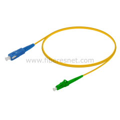 SC/UPC to LC/APC Single Mode Simplex Fiber Optik Patch Cord