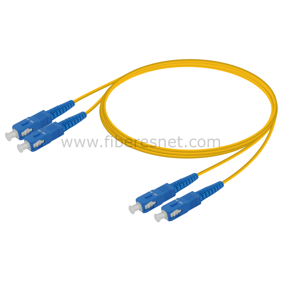 SC/UPC to SC/UPC Duplex Fiber Optik Patch Cord