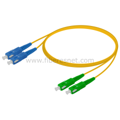 SC/UPC to SC/APC  Duplex Fiber Optik Patch Cord