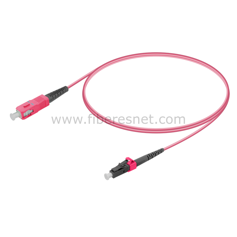 SC/UPC to LC/UPC Simplex OM4 Multi Mode Patch Cord