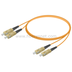 SC/UPC to SC/UPC Duplex OM1 Multi Mode Patch Cord
