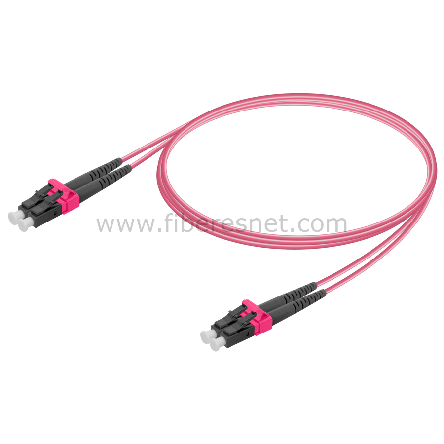 LC/UPC to LC/UPC Duplex OM4 Multi Mode Patch Cord