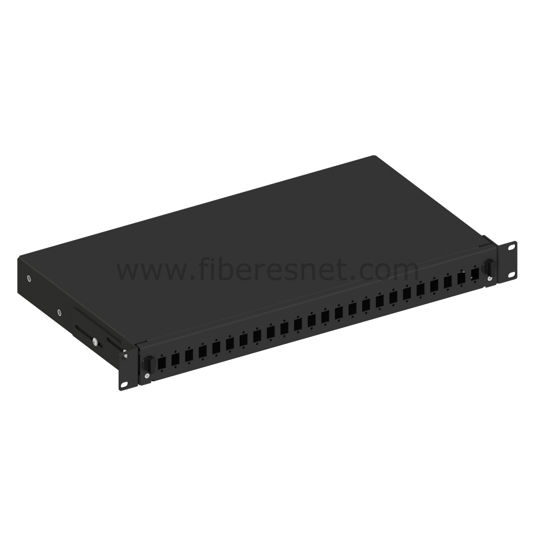 19' 1U 24 Port SC Simplex Patch Panel Eco