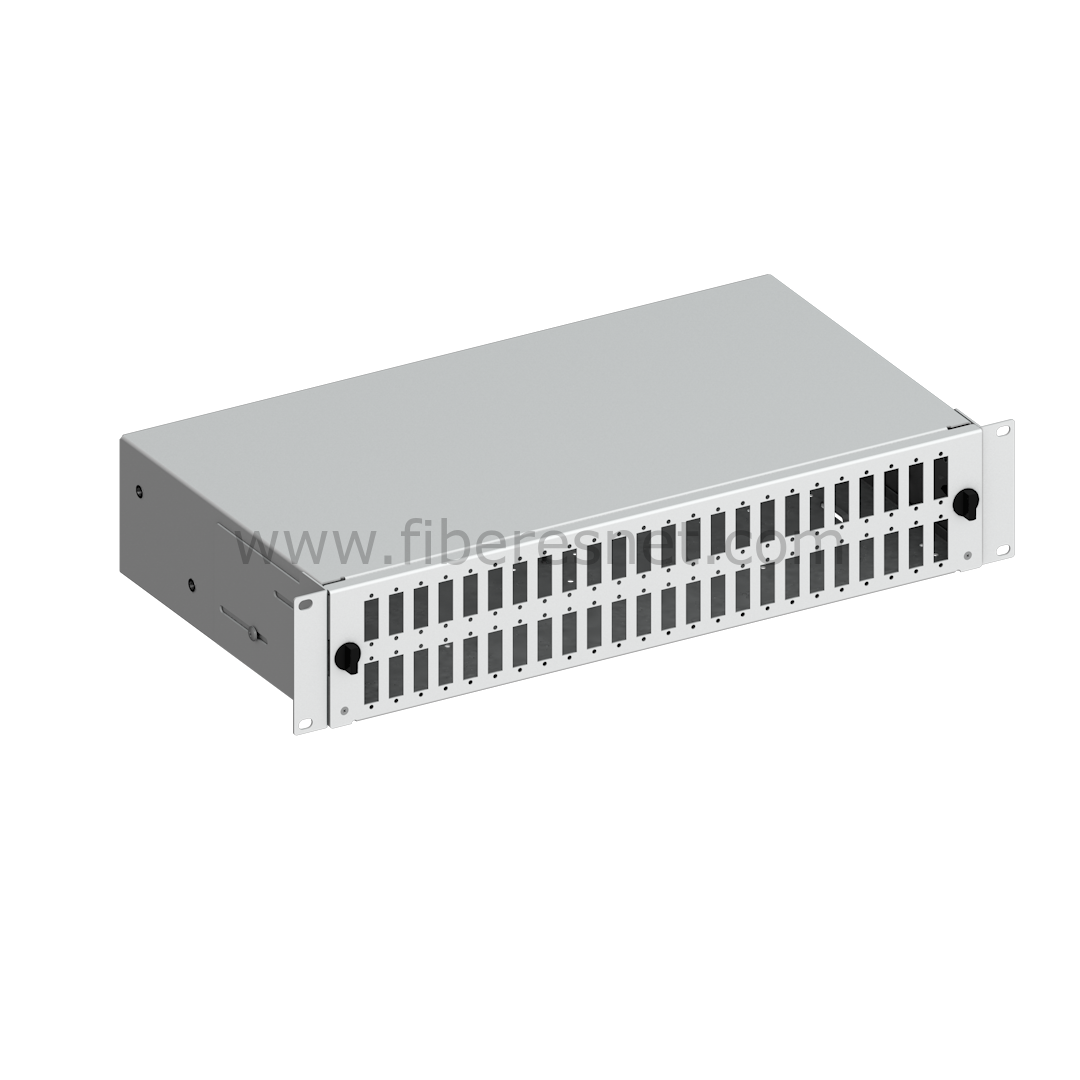 19' 2U 48 Port SC Duplex Patch Panel Optislide