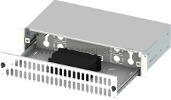 19' 2U 48 Port SC Duplex Patch Panel Easyslide