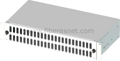 19' 2U 48 Port SC Duplex Patch Panel Easyslide