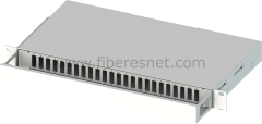 19' 1U 24 Port SC Duplex Patch Panel Easyslide