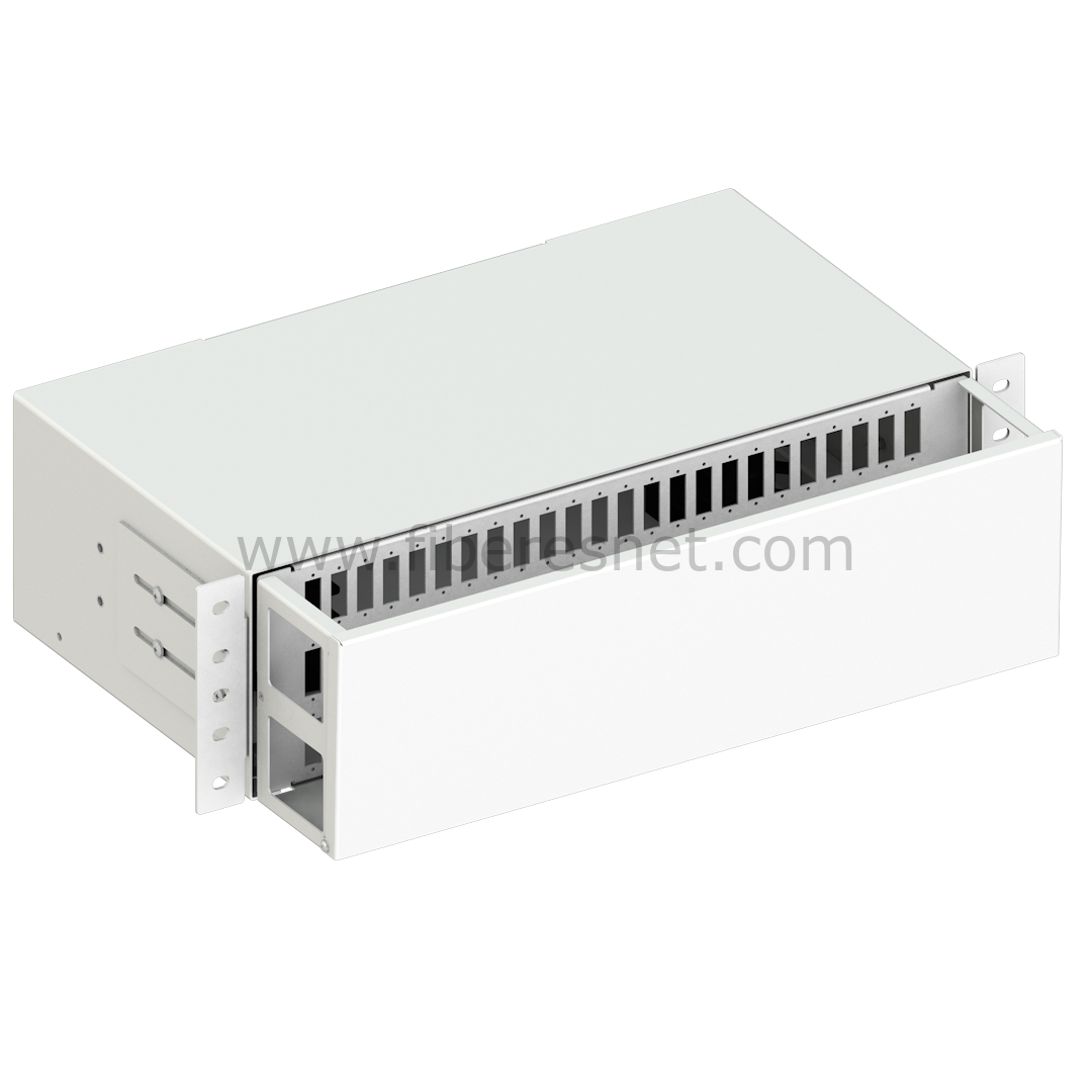 19' 3U 72 Port SC Duplex Patch Panel Easyslide