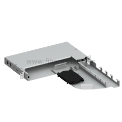 19' 1U 24 Port SC Simplex Patch Panel Pivotslide