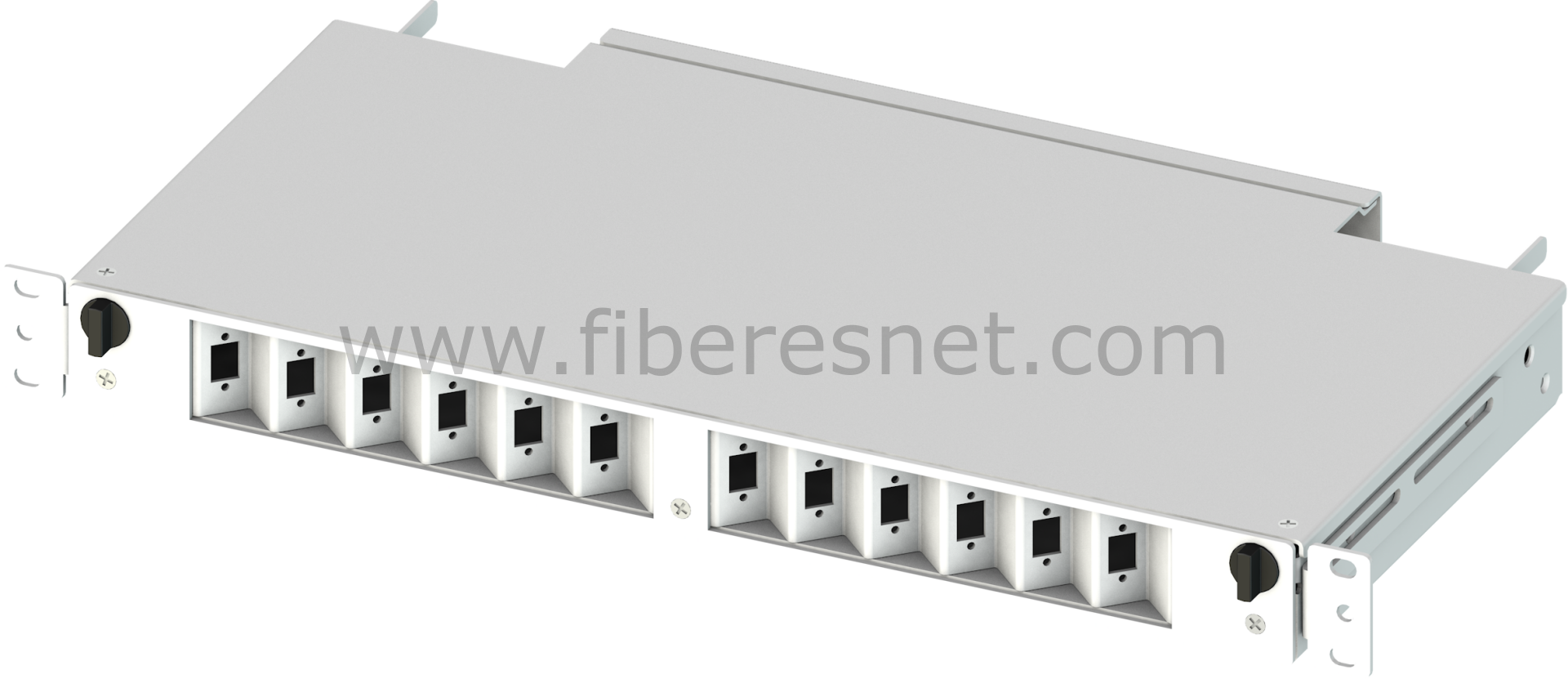 19' 1U 12 Port LC Duplex Patch Panel Eco