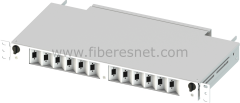 19' 1U 12 Port LC Duplex Patch Panel Eco