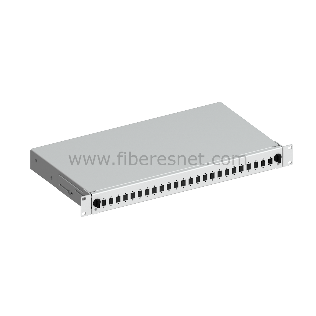 19' 1U 24 Port LC Duplex Patch Panel Eco